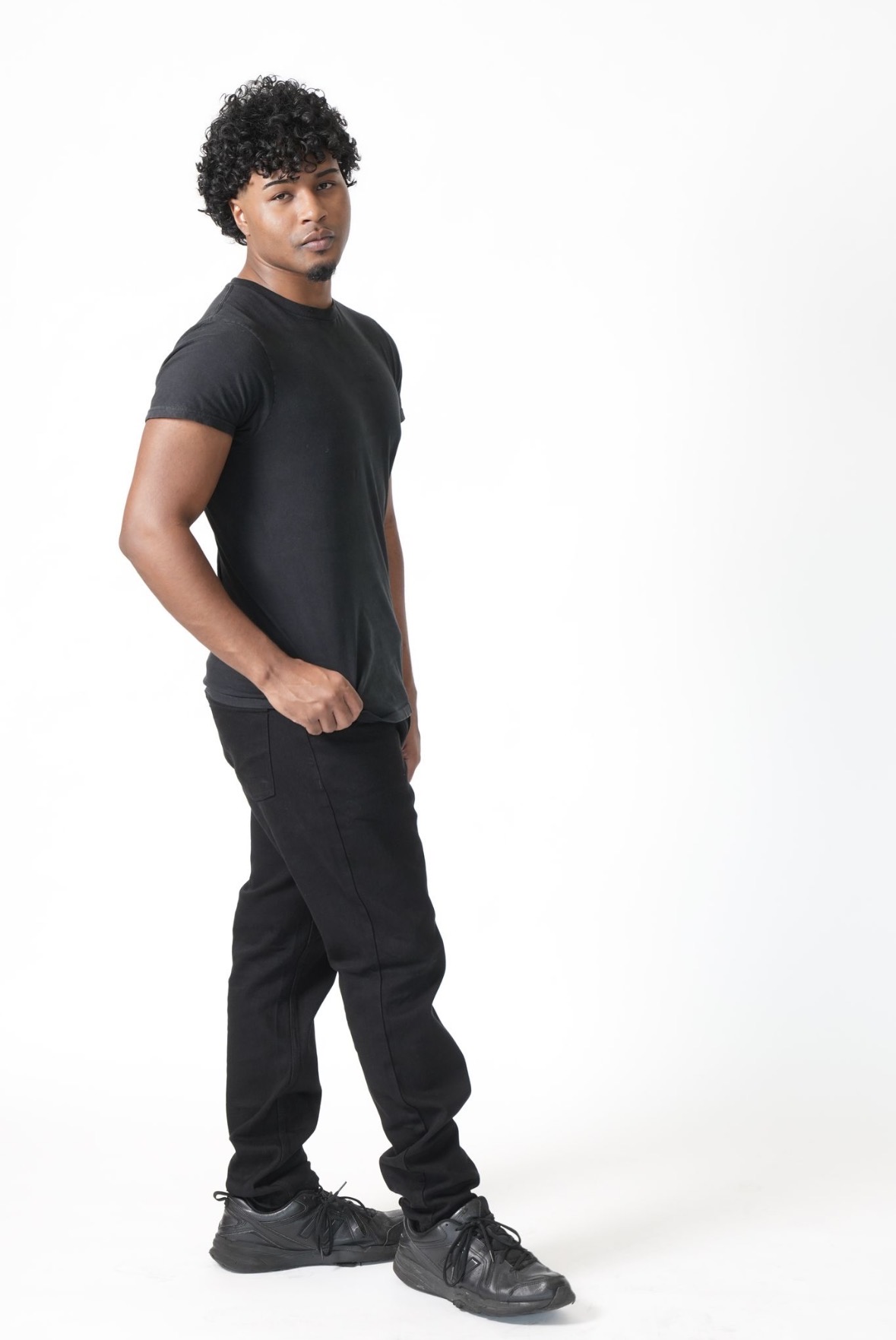 Cole in a full-length standing pose