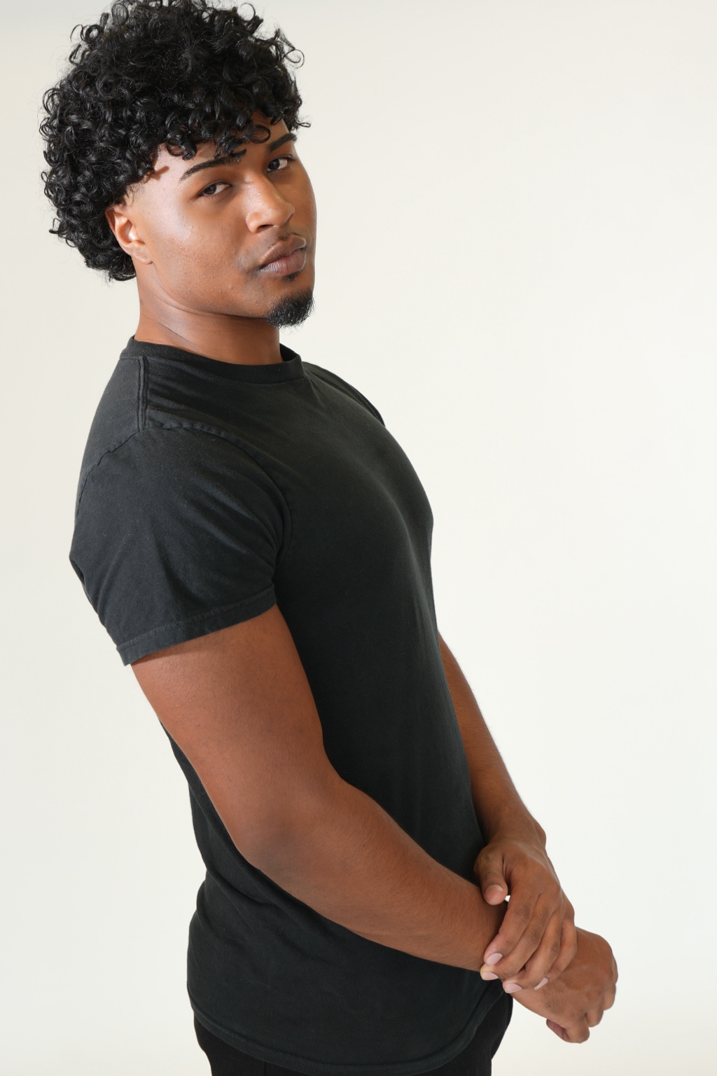 Three-quarter portrait of Cole